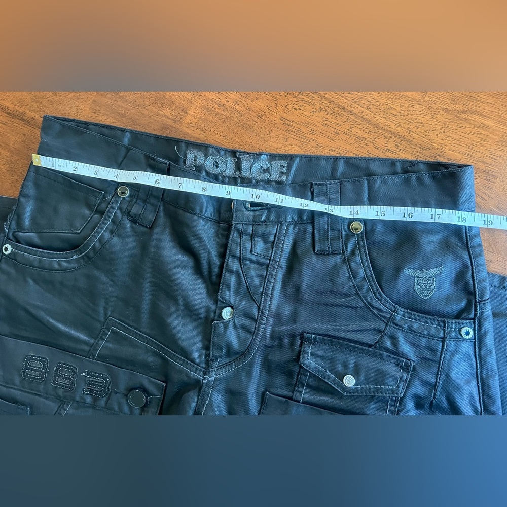 883 POLICE Black Jeans ˋRick Owens Style‘ - Picture 4 of 15